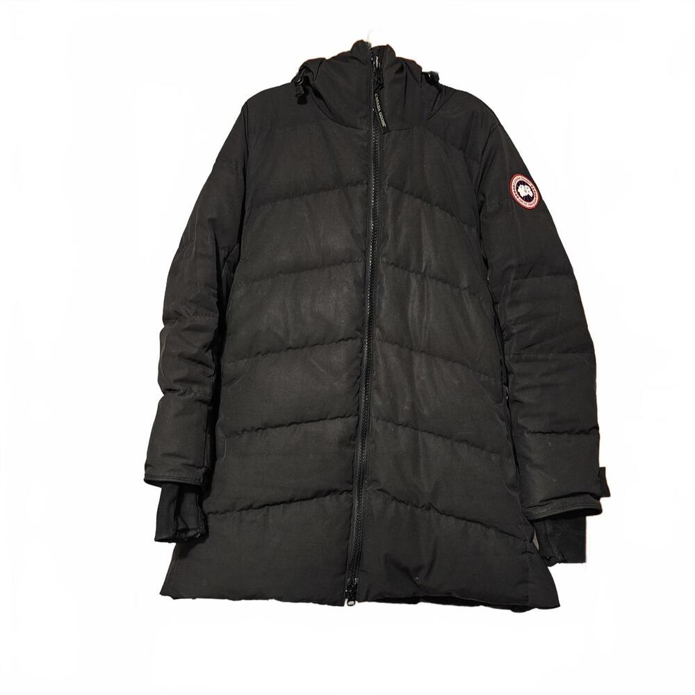 Canada Goose Black Merritt Parka with Hood, Size XL 3832L